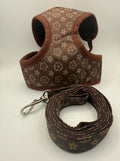 Luxe Monogram Harness & Leash Set